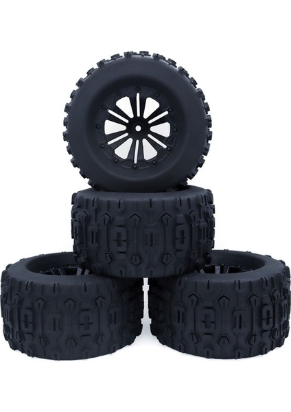 4 Adet 125Mm 1.9 Beadlock Jant Lastik Seti 1/10 Rc Paletli Araba Için (Yurt Dışından)