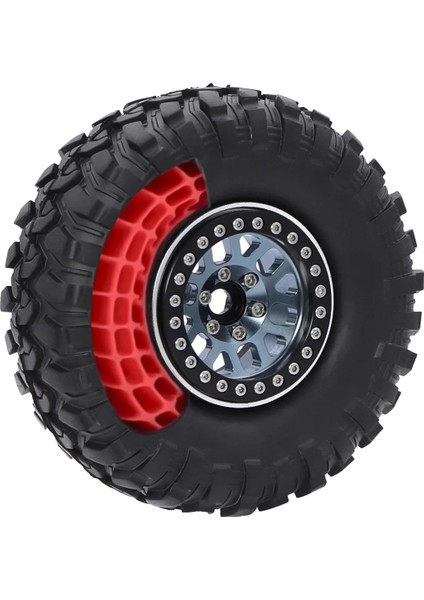 110 Rc Için 1.9 Inç Tekerlek Lastikleri Için 4 Adet Ek Köpük Lastik -Yeşil (Yurt Dışından)