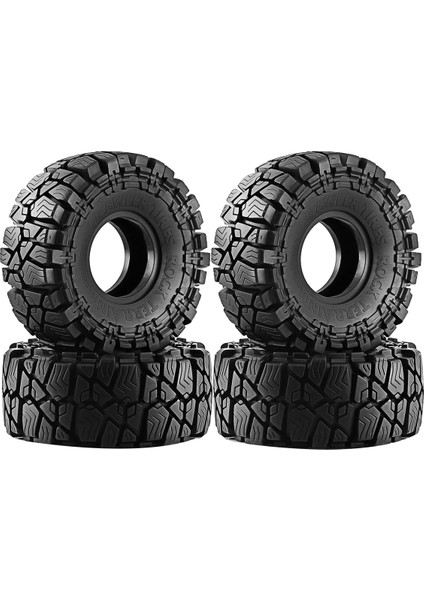 110 Rc Model Araba Scx10 Trx4 Rgt Için 4 Adet 1.9 Inç Tırmanma Lastiği (Yurt Dışından)