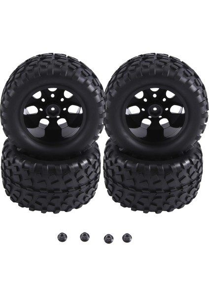 12Mm Altıgen Rc Tekerlek Lastikleri 110 Ölçekli Rc Kamyon Traxxas 4X4 Lastikleri Için A (Yurt Dışından)