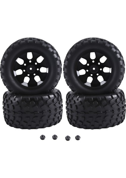 12Mm Altıgen Rc Tekerlek Lastikleri 110 Ölçekli Rc Kamyon Traxxas 4X4 Lastikleri Için A (Yurt Dışından)