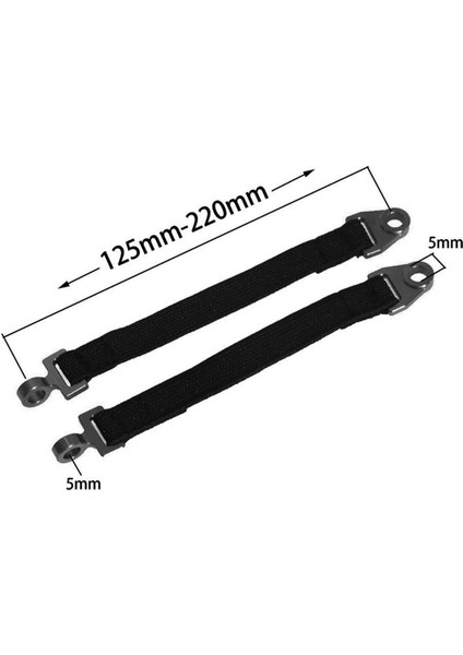 2 Adet Rc Araba Arka Şok Limit Kayışı Traxxas 17 Udr-85076-4 Siyah (Yurt Dışından)
