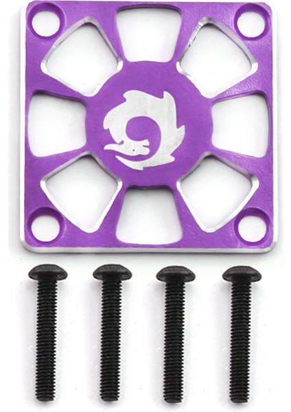 Soğutma Fanı Kapağı 30X30Mm Rc Motor Elektrikli Regülatör Fanı Mor (Yurt Dışından)