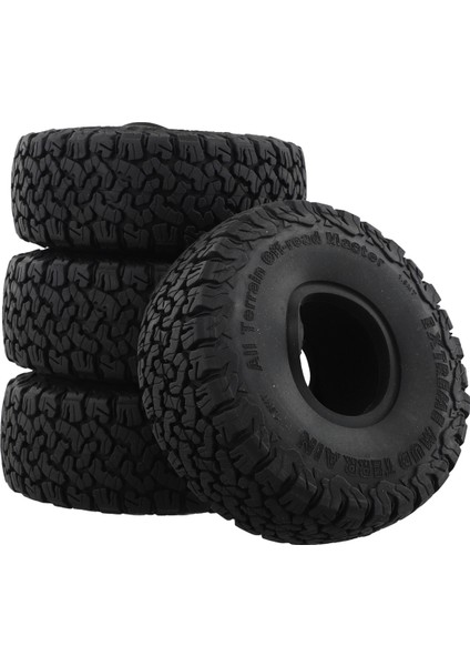 115X44Mm Yumuşak Kauçuk Lastik 1/10 Rc Paletli Araba Için -4 Eksenel Scx10 (Yurt Dışından)