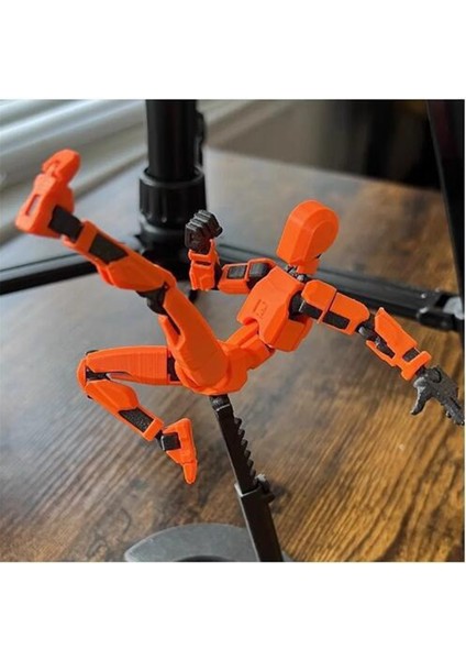 Robot Aksiyon Figürü Tam Eklemli 3D Baskılı Gri (Yurt Dışından) fırsatları