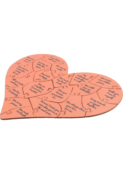 32 Adet Neden Seni Seviyorum Ahşap Kalp Puzzle Aşk Puzzle Hediyeleri (Yurt Dışından)