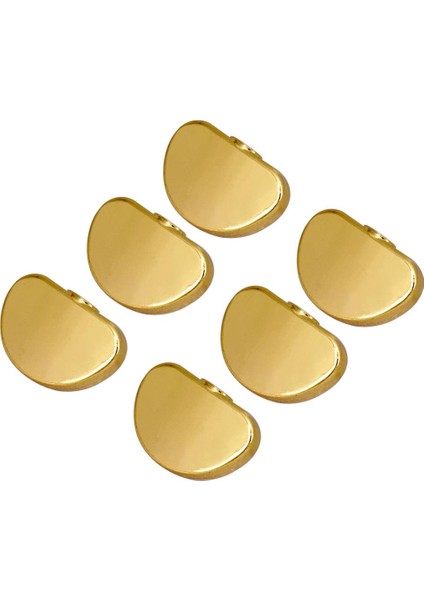 Akustik / Elektro Altın Için 6x Düğmeleri Dıy Düğmesi (Yurt Dışından)