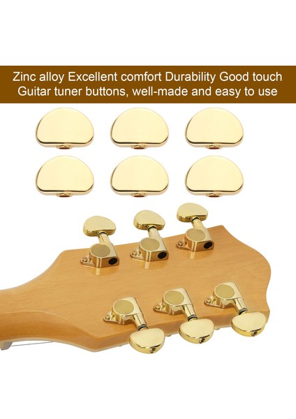 Akustik / Elektro Altın Için 6x Düğmeleri Dıy Düğmesi (Yurt Dışından) indirimleri
