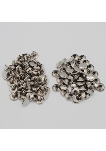 Ayakkabı Çantaları Için 50 Takım Metal Çift Taraflı Perçin Çiviler (Yurt Dışından)