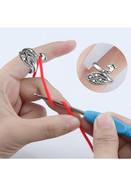 3pcs Örgü Döngü Tığ Döngü Örgü Dekorasyon Phoenix (Yurt Dışından)