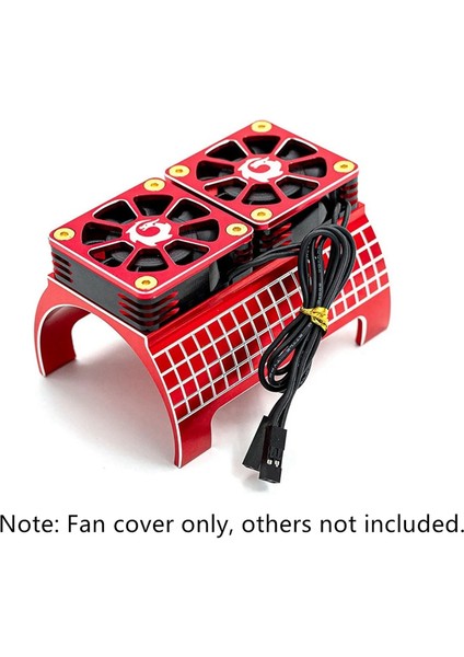 Soğutma Fanı Kapağı 30X30Mm Rc Motor Elektrikli Regülatörlü Fan Kırmızı (Yurt Dışından)