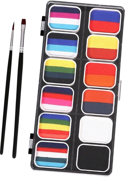 Yüz Boyası Yağ Paleti 12 Cadılar I Yıkanabilir (Yurt Dışından) modelleri