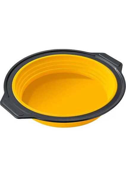 Katlanır Kek Pişirme Tepsisi Mus Fondan Silindir Kalıp, Sarı (Yurt Dışından)