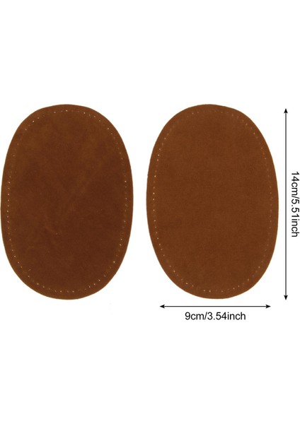Pantolon Için Süet Oval Dirsek Diz Inı Dikmek (Yurt Dışından)