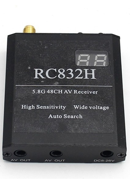 Rc832H 5.8G 48Ch Video Alıcısı 12V Ts83258235828 Rc Uçak Için (Yurt Dışından)