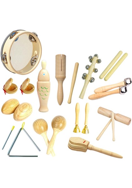 Vurmalı Çalgılar Oyuncak Müzik Aleti Çantası ile Doğal Ahş 1.085KG (Yurt Dışından) fiyatları