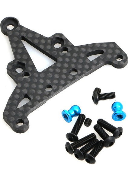1/10 Tamiya Tamiya Için Model Uzaktan Kumanda Araba XV01 Karbon Fiber Ön Dalga Kutusu Sabitleme Koltuğu LY28 (Yurt Dışından)