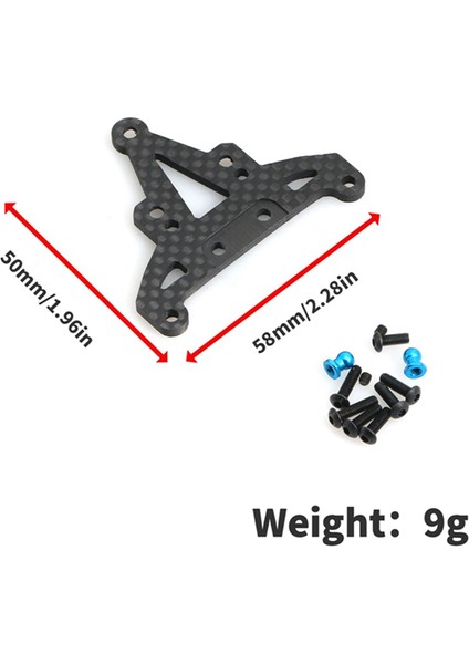 1/10 Tamiya Tamiya Için Model Uzaktan Kumanda Araba XV01 Karbon Fiber Ön Dalga Kutusu Sabitleme Koltuğu LY28 (Yurt Dışından)