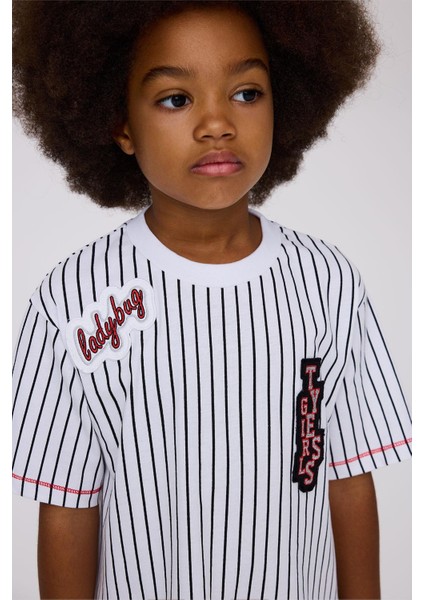 Bg Store Kız Çocuk Çizgili Elbise modelleri