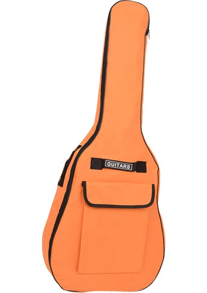 Çantası Dayanıklı Gig Bag Notalar Için Notalar Kabloları Dizüstü Turuncu (Yurt Dışından)