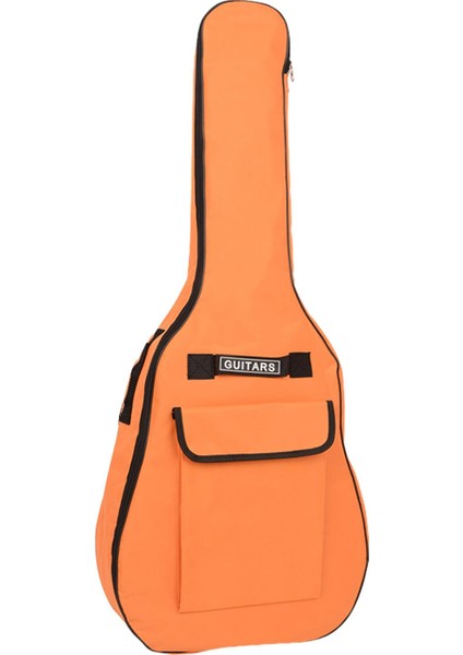 Çantası Dayanıklı Gig Bag Notalar Için Notalar Kabloları Dizüstü Turuncu (Yurt Dışından)