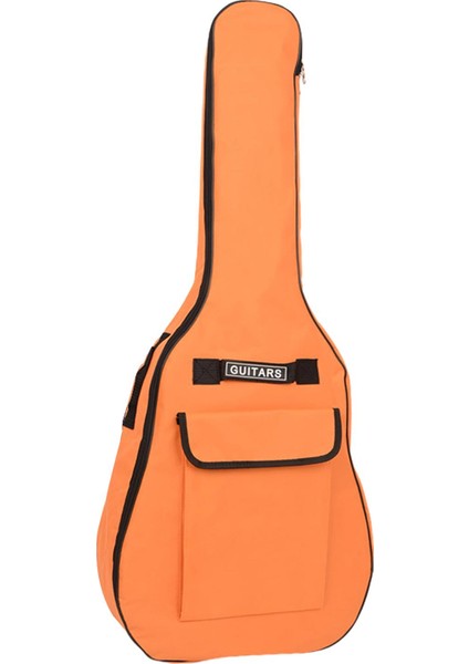 Çantası Dayanıklı Gig Bag Notalar Için Notalar Kabloları Dizüstü Turuncu (Yurt Dışından)