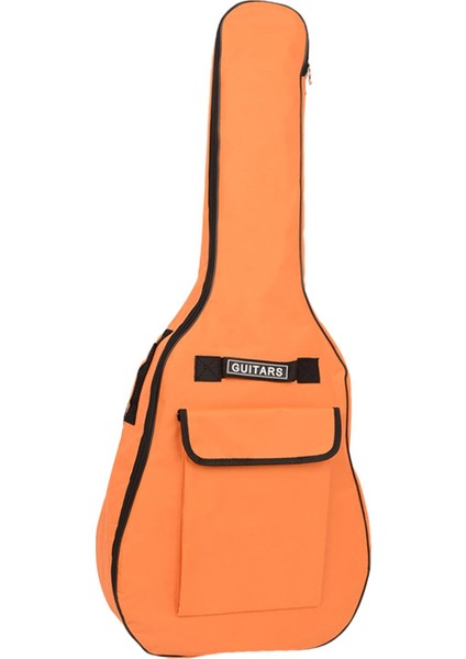 Çantası Dayanıklı Gig Bag Notalar Için Notalar Kabloları Dizüstü Turuncu (Yurt Dışından)