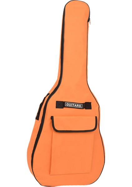 Çantası Dayanıklı Gig Bag Notalar Için Notalar Kabloları Dizüstü Turuncu (Yurt Dışından)