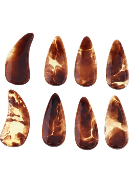 Cilalı Guzheng Çiviler Çocuklar Için Alıştırma Aksesuarı 8pcs Büyük (Yurt Dışından)