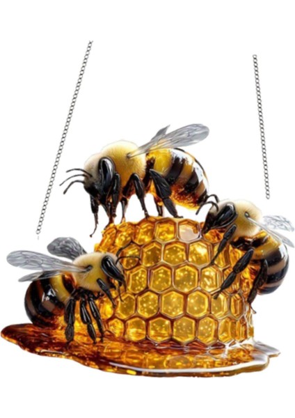 Akrilik Süs Hediyeler Bal Arısı Pencere Dolap Kapı Için Asılı Dekorasyon (Yurt Dışından) fiyatları
