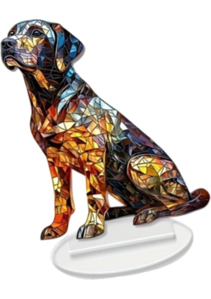 Akrilik Labrador Köpek Dekoru Ev Tatili Için Çekici Hayvan Dekorasyonu (Yurt Dışından) indirimleri