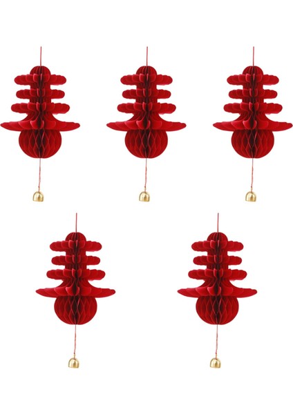 Doğum Günü Bahar Şenliği Yıldönümü Için 5x Kırmızı Fener Hediye Parti Malzemeleri (Yurt Dışından) fiyatları