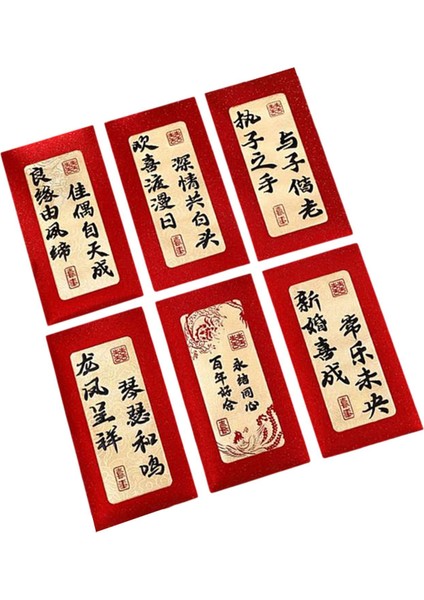 6x 2025 Çin Yılı I Hongbao Mezuniyet Kırmızısı Için Para Paketleri (Yurt Dışından) modelleri