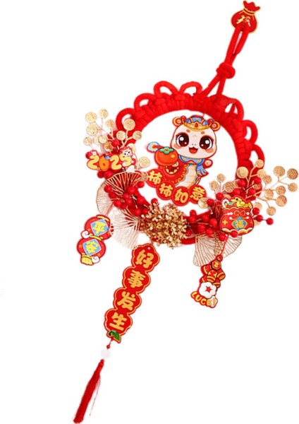 Çin Yılı Dekorasyon Şği Asılı Süsleme Çelenk Kolye Yılan (Yurt Dışından) fırsatları