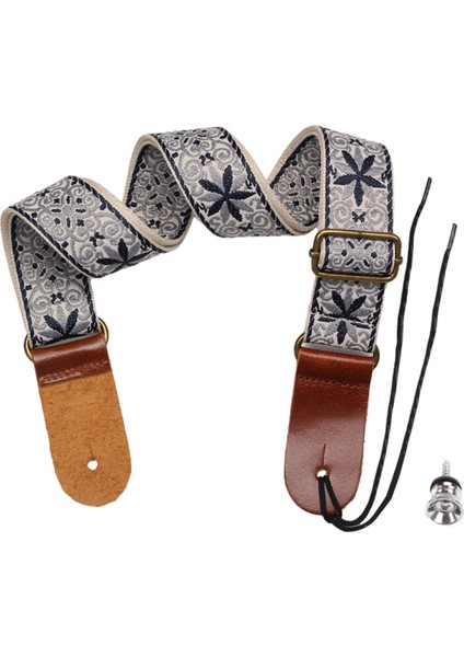 Yaylı Çalgılar Konser Aksesuarı Için Taşınabilir Ukulele Kayışı Mavi (Yurt Dışından)