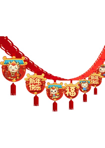 Çin Yılı Garland 9.8ft Kullanılabilir Dekoratif (Yurt Dışından)