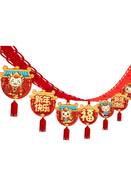 Çin Yılı Garland 9.8ft Kullanılabilir Dekoratif (Yurt Dışından)