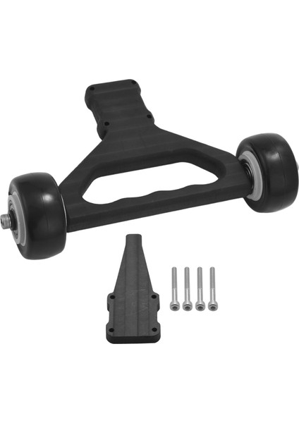 Çift Tekerlekli Wheelie 1/5 Arrma Kraton 8s Outcast Rc Araba Güncelleme Parçaları Aksesuarları, Siyah (Yurt Dışından)