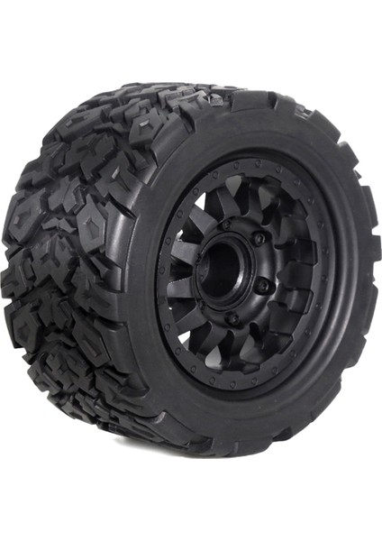 4 Adet 110MM 1/10 -Akrobasi Kamyon Lastiği 12MM ve 14MM Altıgen / Arrma /kraton/outcast/ B (Yurt Dışından)