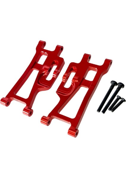 Rc Araba Metal Yükseltme Alt Salıncak Kolu Parçaları Go 1/14 14209 14210 H14BM Parçaları (Kırmızı) (Yurt Dışından)