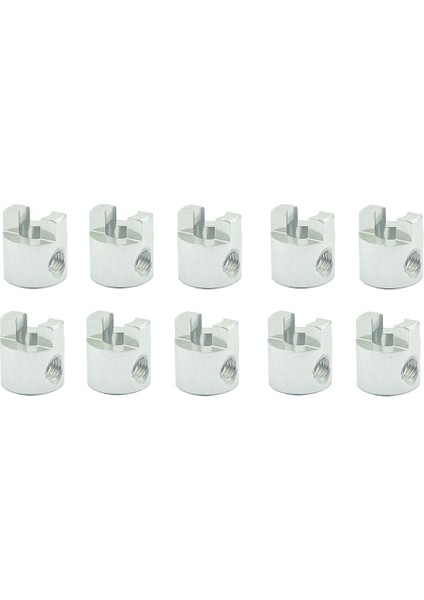 10 Adet 3mm Model Tekne Metal Tahrik Köpek Şaftı Koltuk Değneği Aksesuarları Bağlantı Kürek Çatalı Rc Şaftı Için, Gümüş (Yurt Dışından)