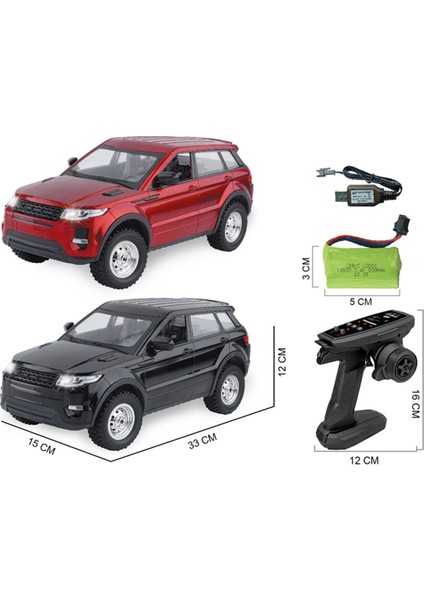 Uzaktan Kumandalı Araba, 30 Dakika Oynat Suv Araç 2.4ghz 1:14 Kamyonlar Erkek Çocukları Için, Off-Road Rc Hediyeler Çocuklar Siyah (Yurt Dışından)