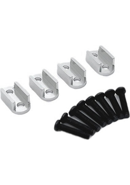 Direksiyon Dişlisi Sabit Taban Seti 1/10 C74 1/16 Tam Aralıklı Uzaktan Kumandalı Araba Metal Yükseltme Yay Bağlantı Elemanı Gümüş (Yurt Dışından) modelleri