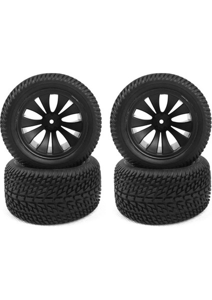 4 Adet 90MM Kauçuk Lastik Tekerlek 144001 124019 12428 104001 16889 SG1601 Rc Araba Yükseltme Parçaları (Yurt Dışından)