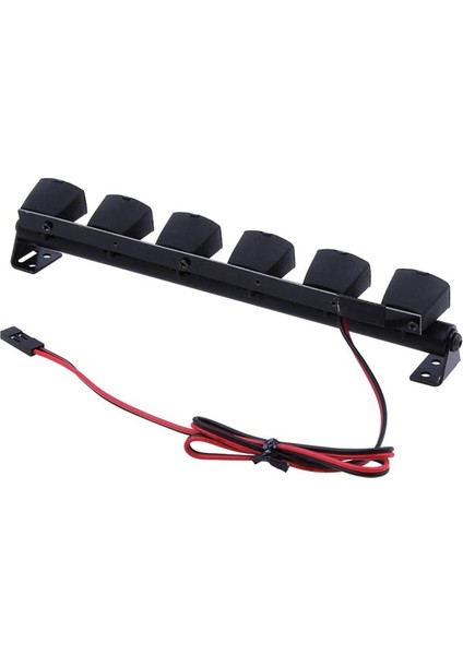 2x Rc Araba Işık Kiti 6 LED Gövde Kabuğu Tavan Işıkları 1/10 Paletli Kamyon Aksesuarları Için (Yurt Dışından)
