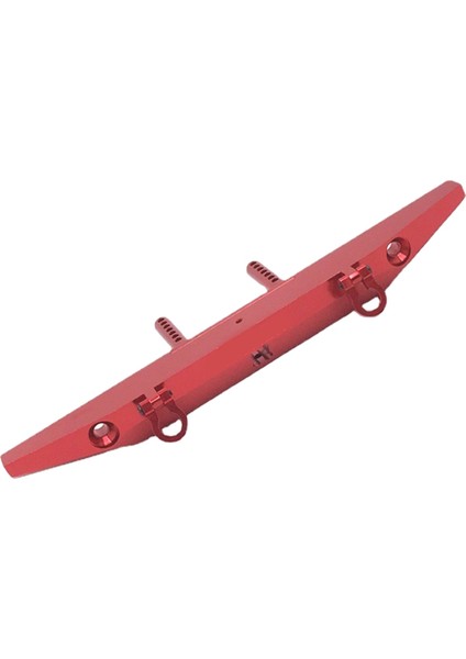 1/10 Rc Paletli Araba Için Metal Ön Arka Tampon MN999 MN222 Trx4 SCX10 90046 90047 Yükseltme Parçaları Kırmızı (Yurt Dışından) modelleri
