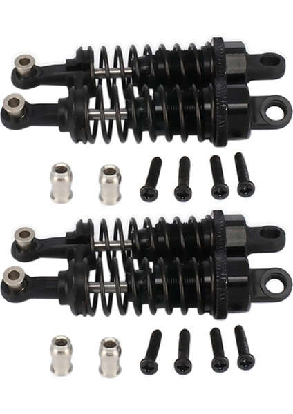 4 Adet Yağ Ayarlanabilir 65MM Amortisör Rc Araba 1/18 A959 A969 A979, Siyah (Yurt Dışından)