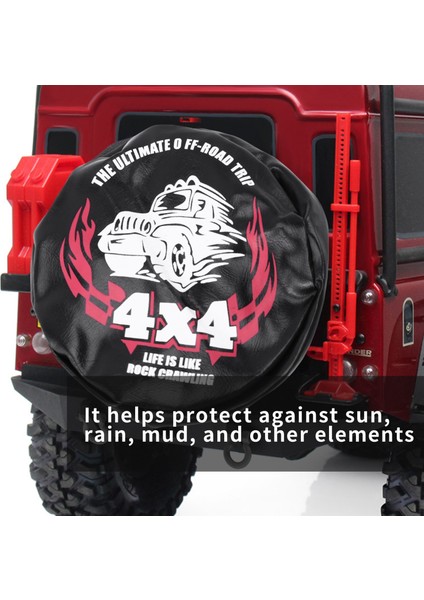 1/10 Rc Crawler -4 Axial SCX10 Için Yedek Lastik Kılıfı (Yurt Dışından)