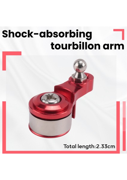 25T Alüminyum Alaşımlı Ayarlanabilir Sönümleme Servo Kolu 1/10 Rc Modelleri Trx4 Yükseltme Parçaları, Kırmızı (Yurt Dışından) fırsatları