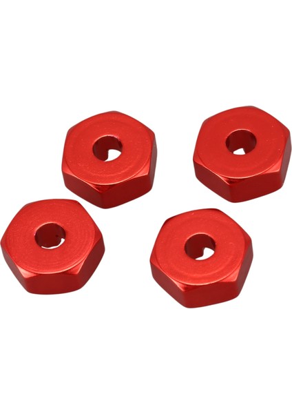 8 Adet Alüminyum Alaşımlı 12MM Kombine Tekerlek Göbeği Altıgen Adaptör Yükseltmeleri 144001 1/14 Rc Araba Yedek Parçaları, Kırmızı (Yurt Dışından)